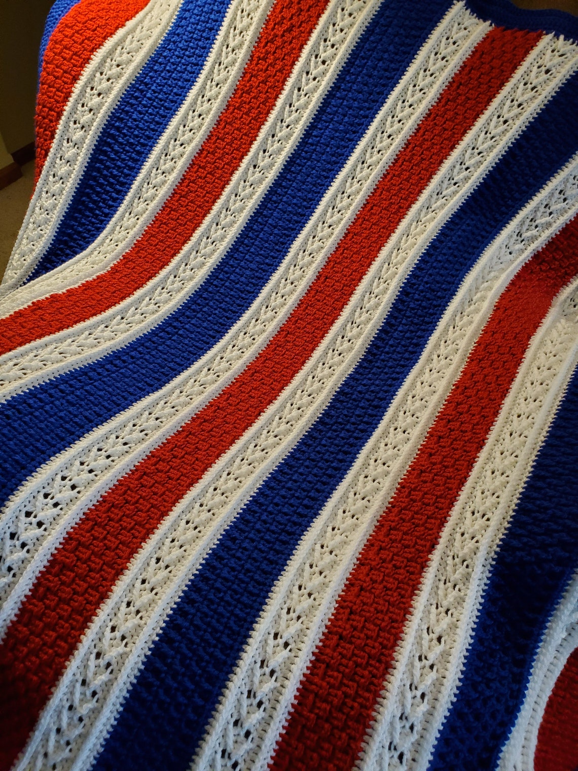 Crochet Afghan Pattern | Cozy Throw Blanket