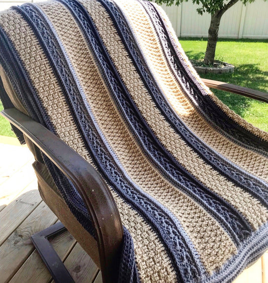 Crochet Afghan Pattern | Cozy Throw Blanket