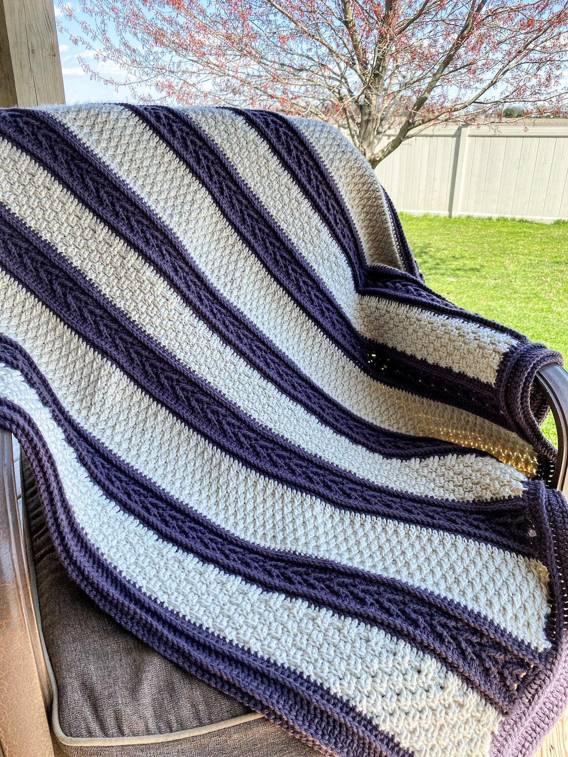 Crochet Afghan Pattern | Cozy Throw Blanket