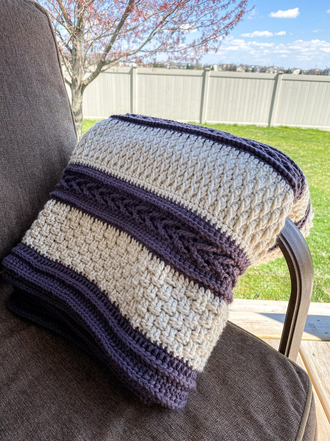 Crochet Afghan Pattern | Cozy Throw Blanket